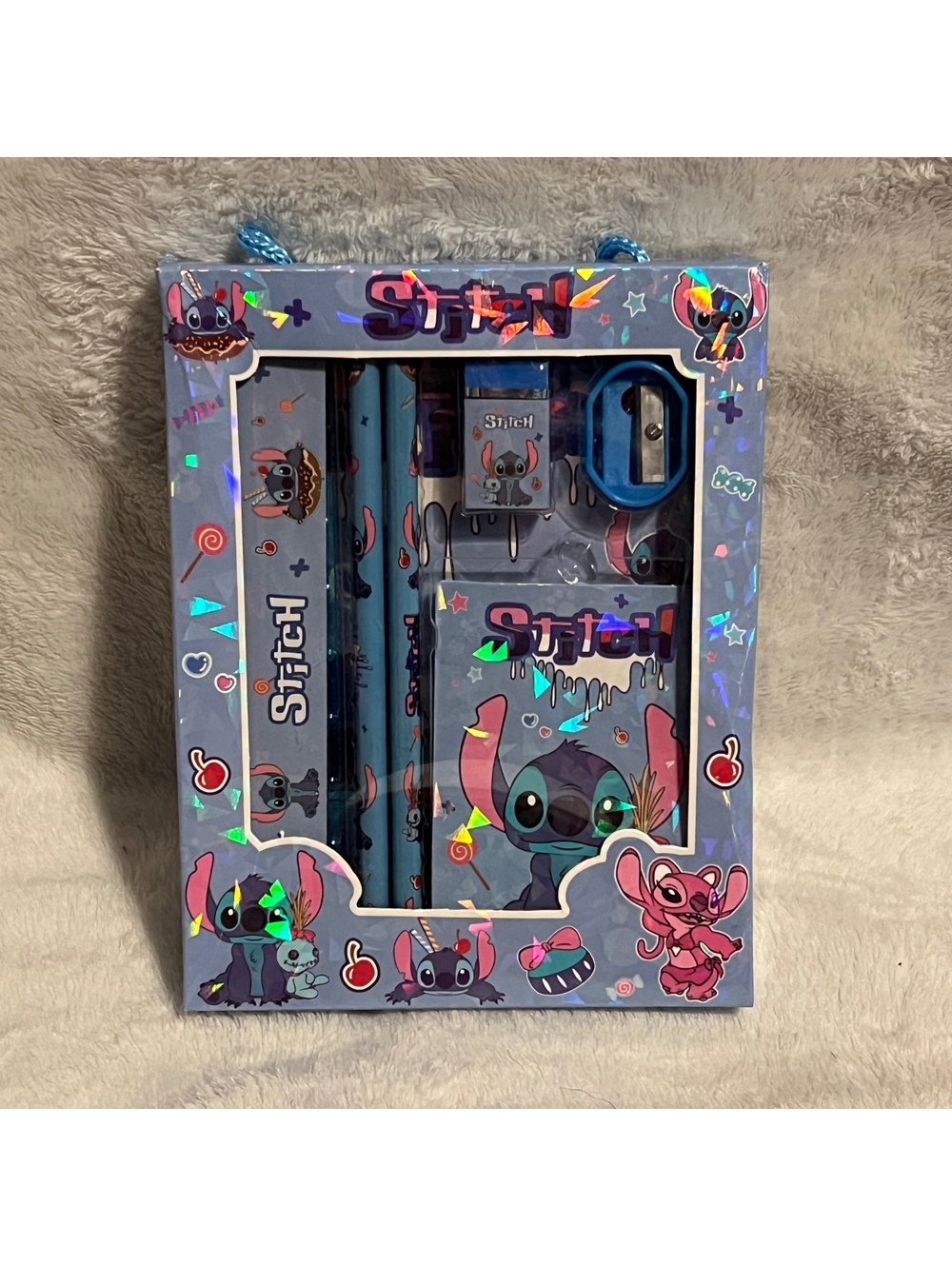 Stitch Holographic Stationery Gift Set